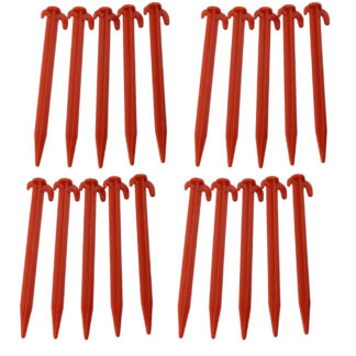 20 Plastic Awning Tent pegs